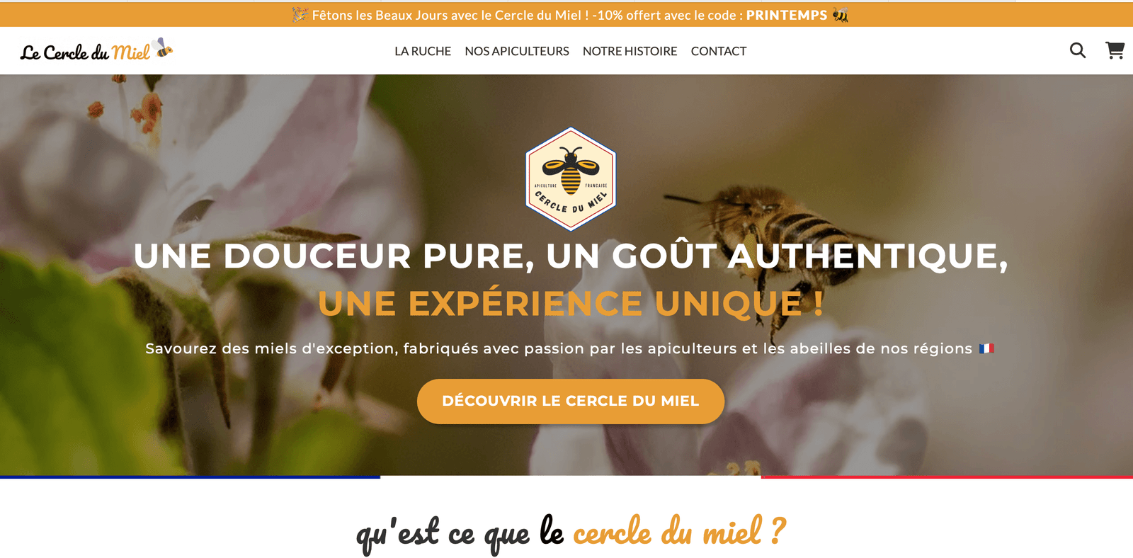 site-e-commerce-Cercle-du-Miel